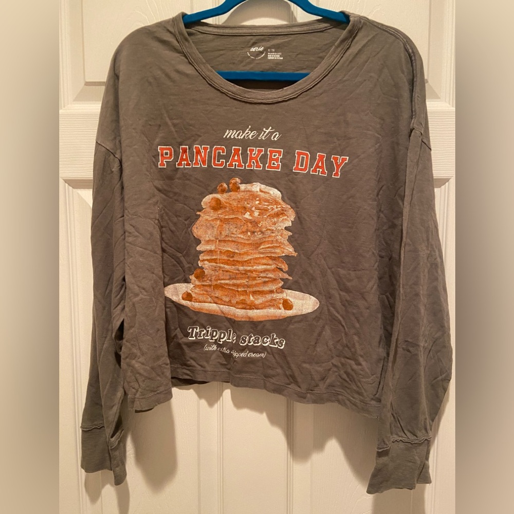 NWT! Aerie Pancake crop T-shirt Sz xl